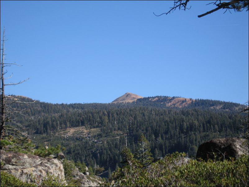 2006-10-26 Mokelumne (17) Summit from 1 mile into hike